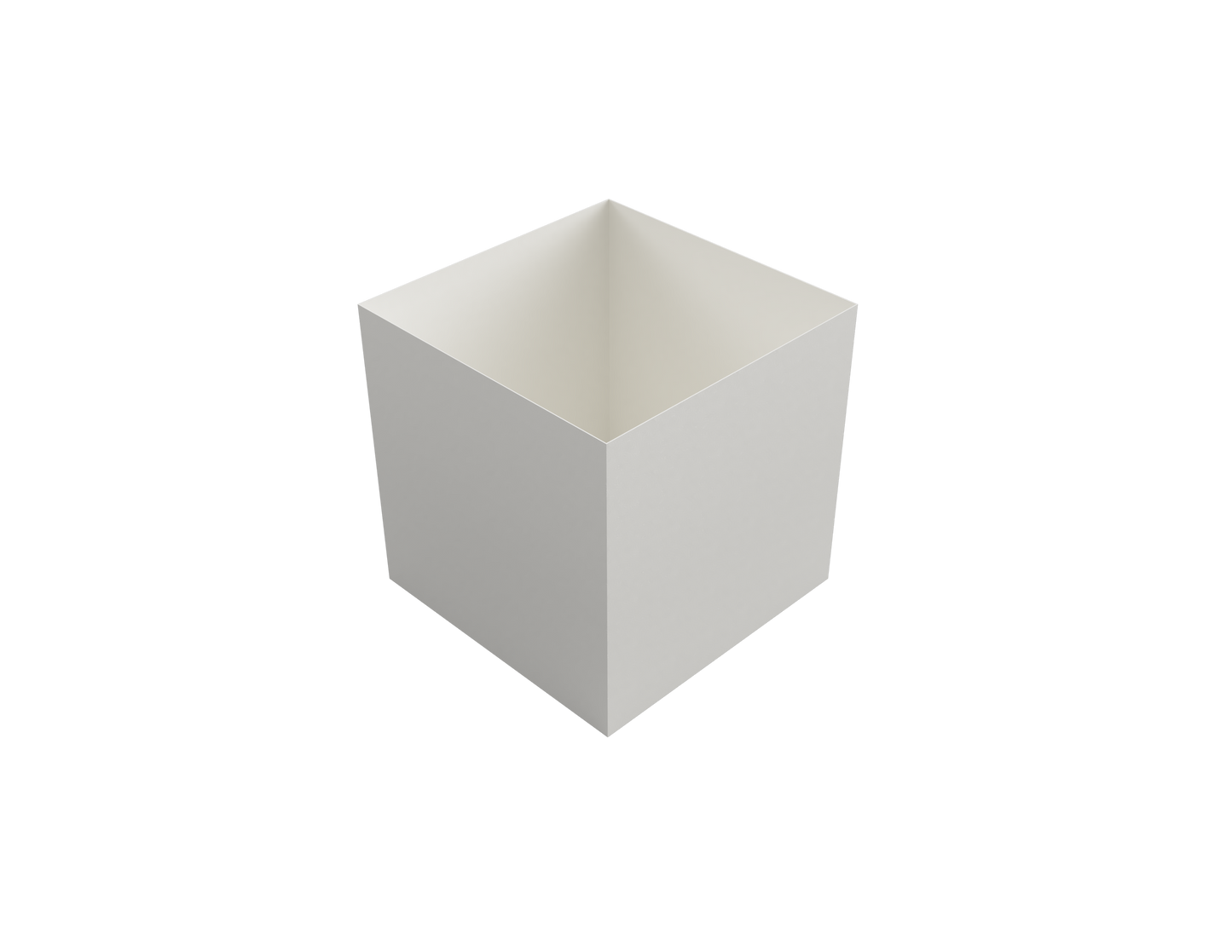 Powder-Coated Square Planter