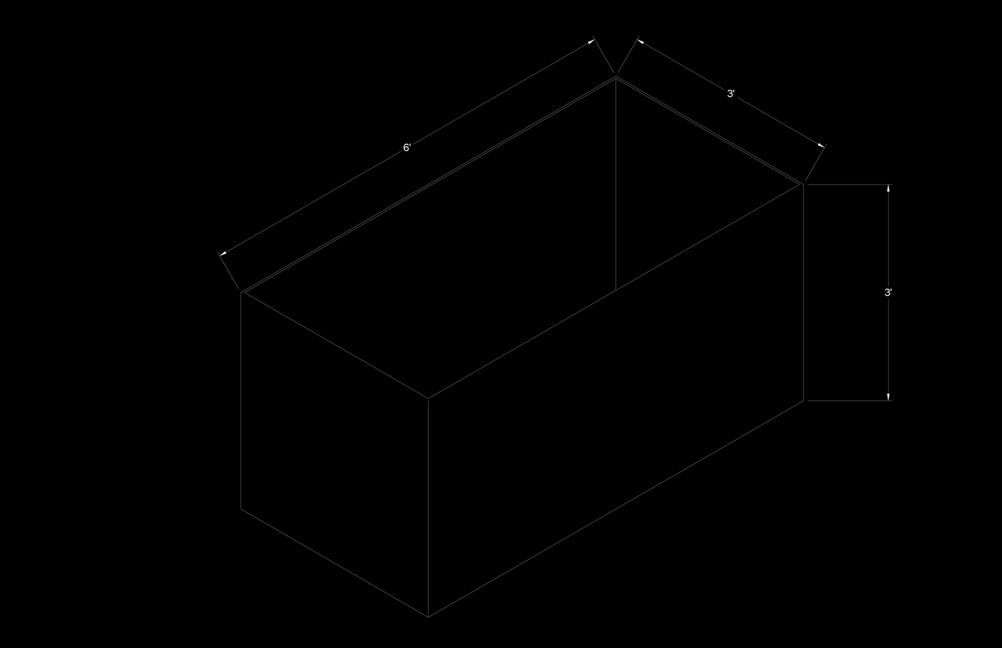 COR-TEN Rectangular Planter